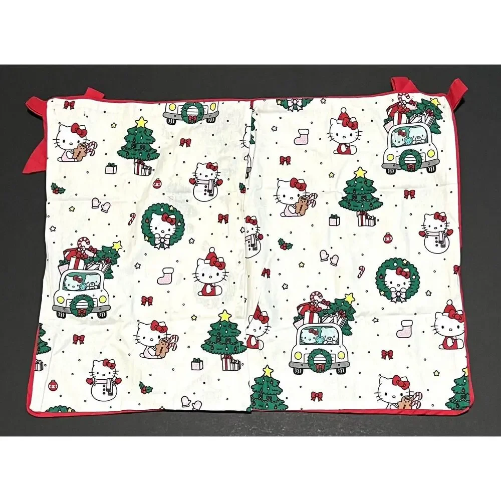 Pottery Barn Teen Hello Kitty Organic Flannel Christmas Sham STANDARD NWT
